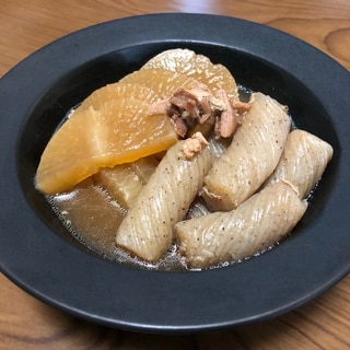 リメイク！角煮の残り汁で味染み大根の煮物